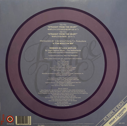 Loose Change - Straight from the heart (The Moplen remixes) (12" Maxi Single)