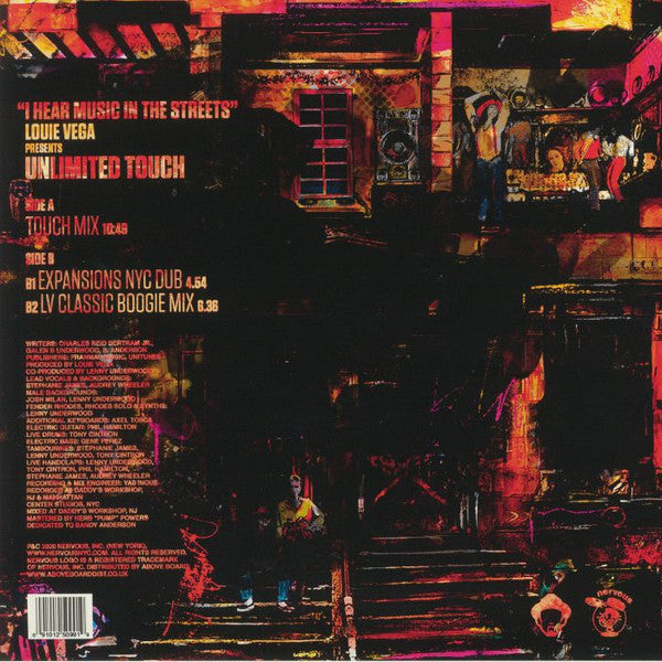 Louie Vega presents Unlimited Touch - I hear music in the streets (12" Maxi Single)