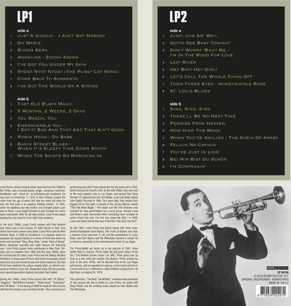 Louis Prima - The Best The Wildest (Limited solid yellow & transparent green vinyl) (2LP)