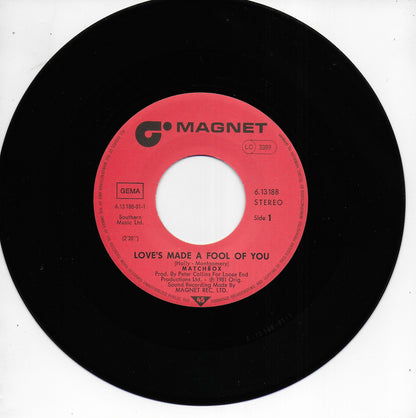 Matchbox - Love's made a fool of you (Duitse uitgave)