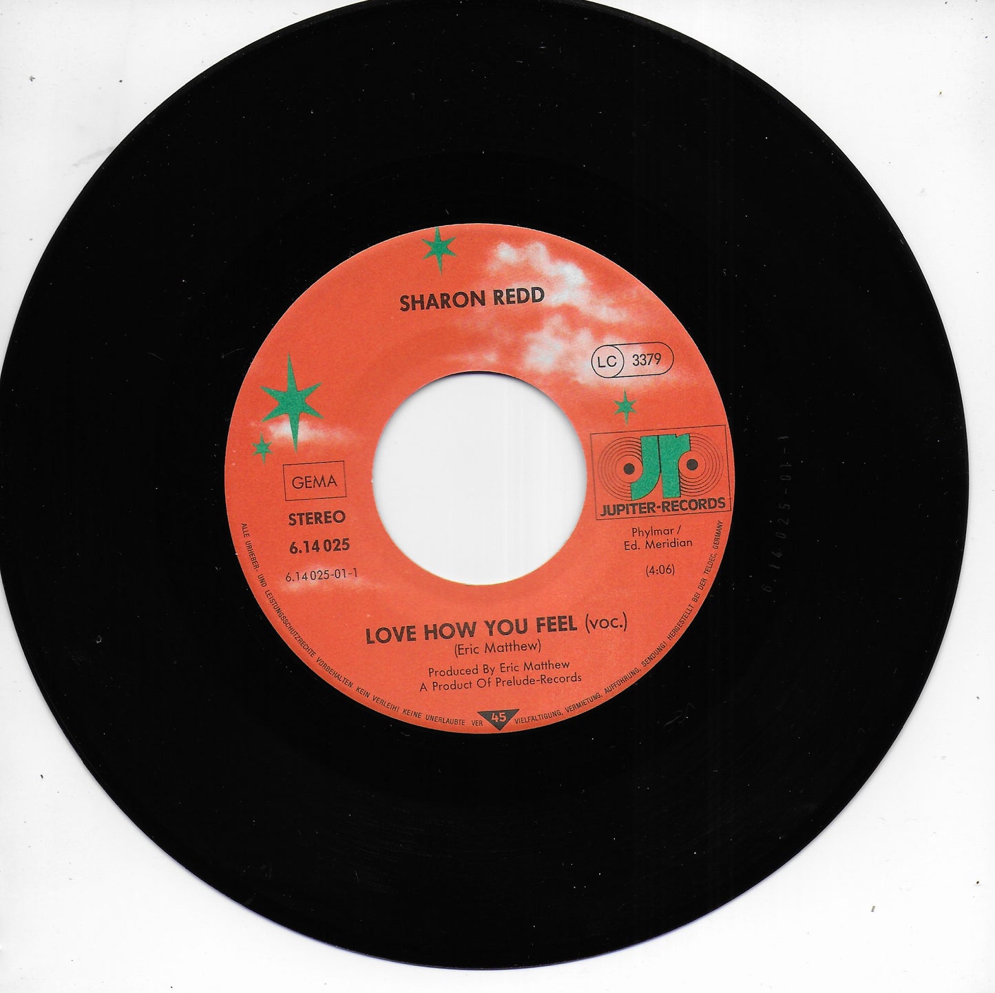 Sharon Redd - Love how you feel (Duitse promo uitgave)