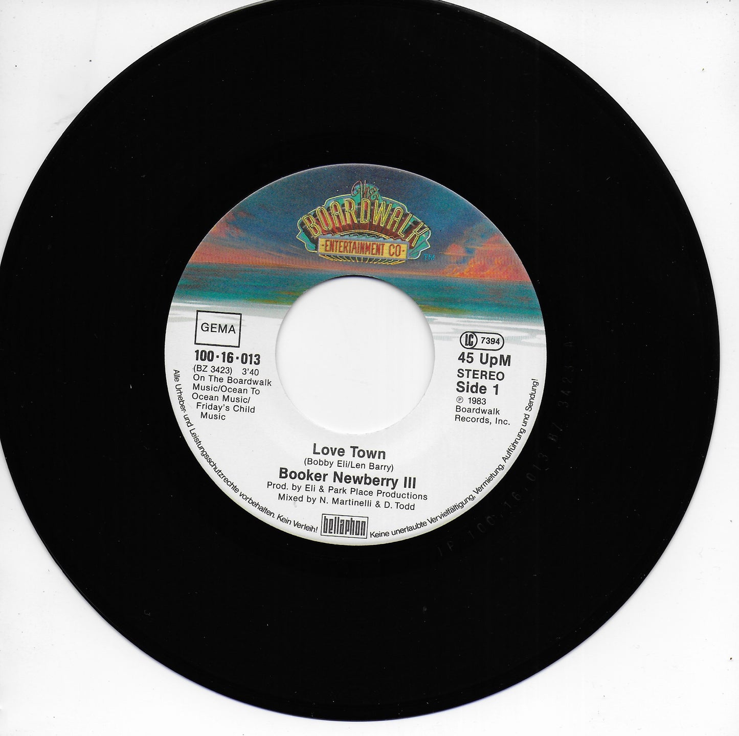 Booker Newberry III - Love town (Duitse uitgave)