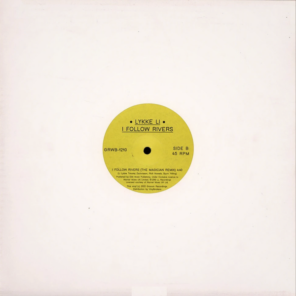 Lykke Li - I follow rivers (12" Maxi Single)