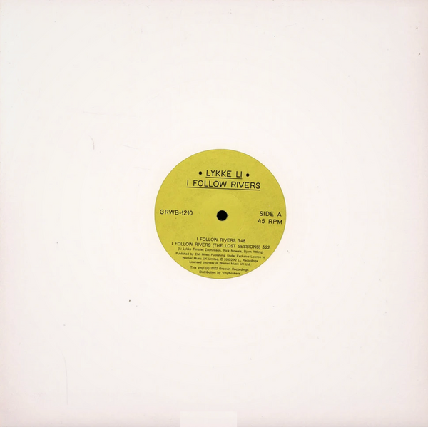 Lykke Li - I follow rivers (12" Maxi Single)