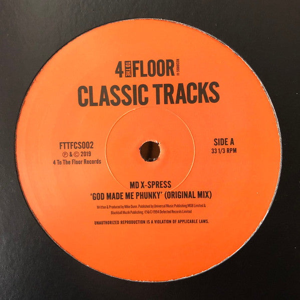 MD X-Spress - God made me phunky / Three Kings feat. Jaygun & Bashy - Shake dat booty (12" Maxi Single)