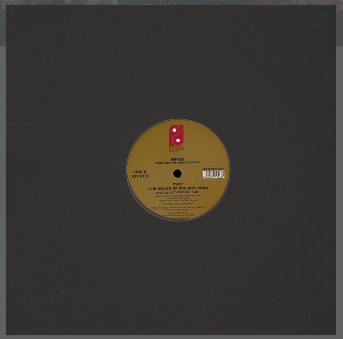 MFSB feat. The Three Degrees - Love is the message / TSOP (The sound of Philadelphia) (12" Maxi Single)