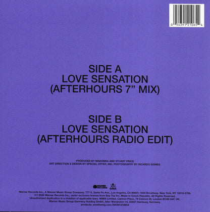 Madonna x Kylie Minogue - Love sensation (Clear vinyl)