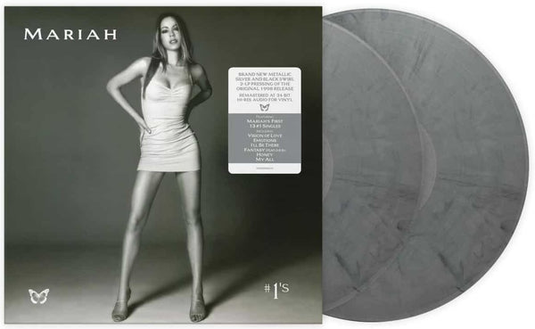 Mariah Carey - #1's (Metallic silver & black swirl vinyl) (2LP)