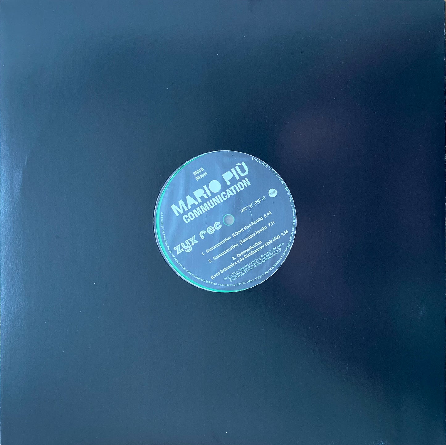 Mario Piu - Communication (Limited green vinyl) (12" Maxi Single)