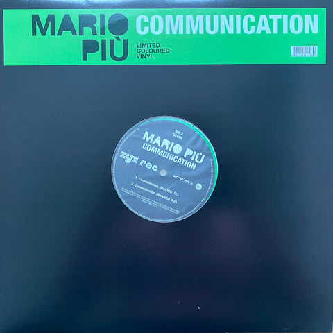 Mario Piu - Communication (Limited green vinyl) (12" Maxi Single)