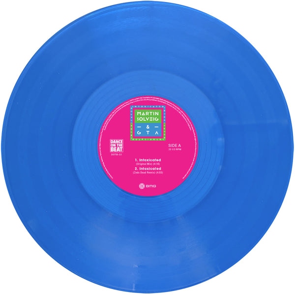 Martin Solveig & GTA - Intoxicated (Blue vinyl) (12" Maxi Single)