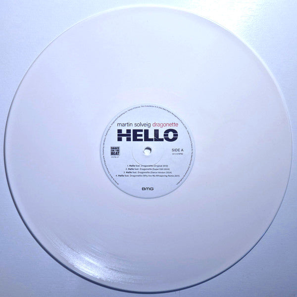 Martin Solveig feat. Dragonette - Hello (White vinyl) (12" Maxi Single)