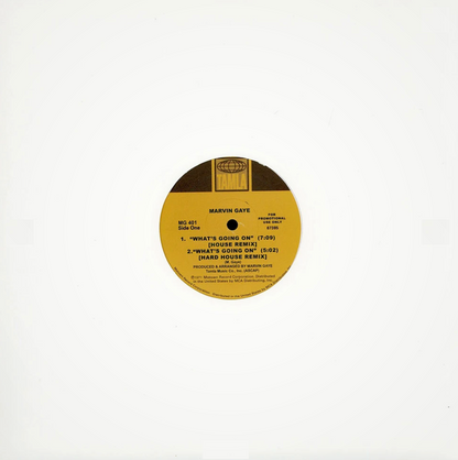 Marvin Gaye - What's going on / Got to give it up (House remix) (12" Maxi Single)