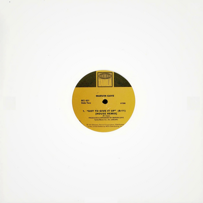 Marvin Gaye - What's going on / Got to give it up (House remix) (12" Maxi Single)