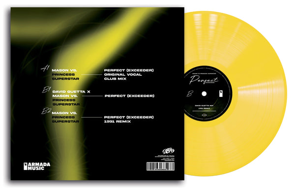 Mason vs Princess superstar - Perfect [Exceeder] (Limited yellow vinyl) (12" Maxi Single)