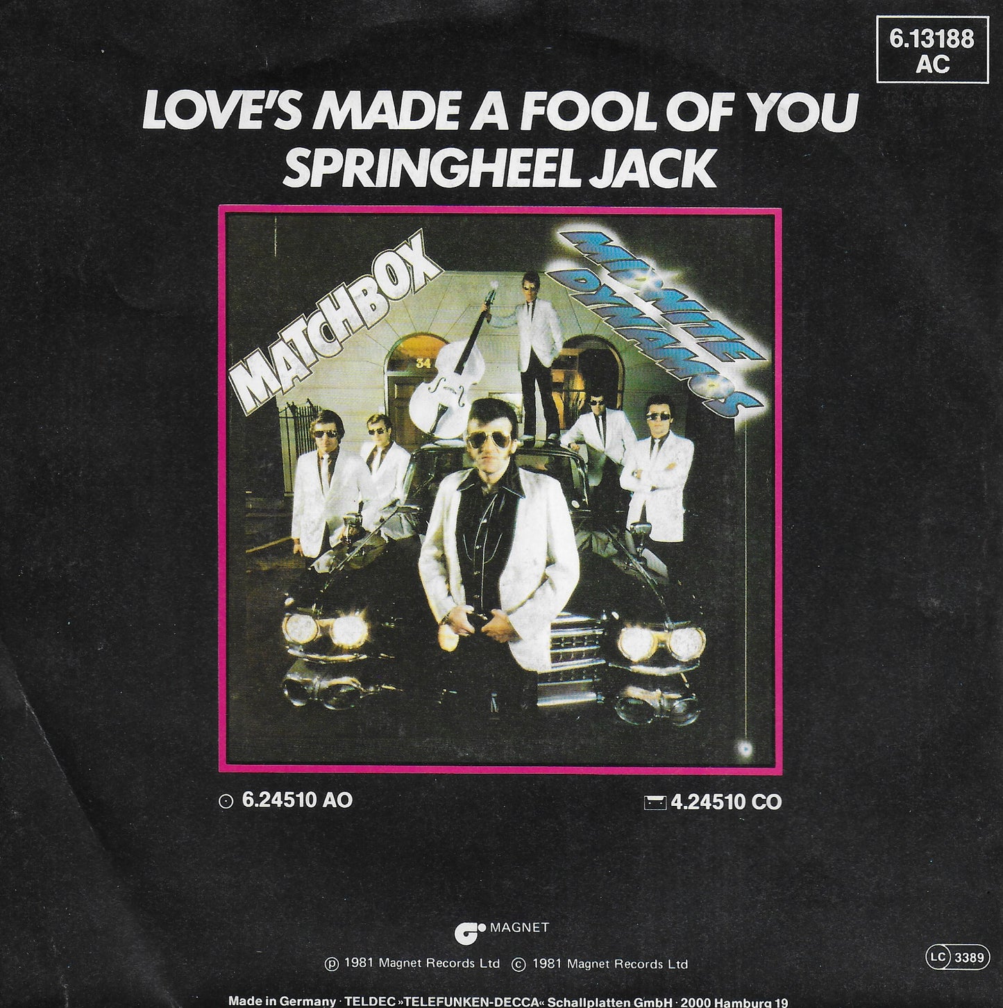 Matchbox - Love's made a fool of you (Duitse uitgave)