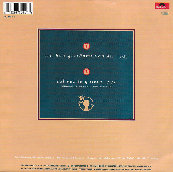 Matthias Reim - Ich hab' getraumt von dir (Duitse uitgave)
