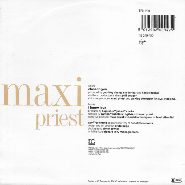 Maxi Priest - Close to you