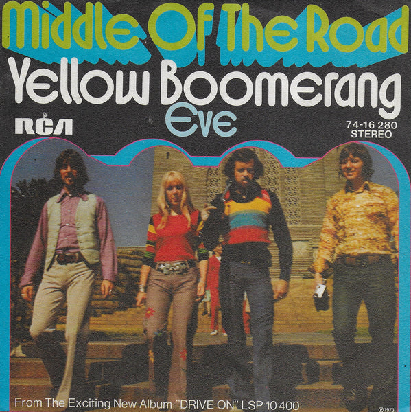 Middle of the Road - Yellow boomerang (Duitse uitgave)
