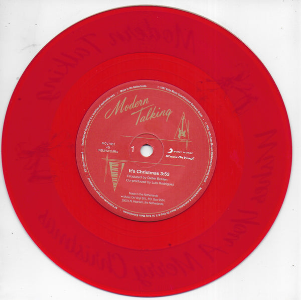 Modern Talking - It's Christmas (Limited edition, red vinyl incl. postcard)