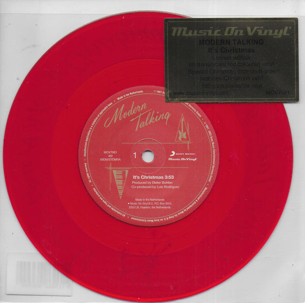 Modern Talking - It's Christmas (Limited edition, red vinyl incl. postcard)