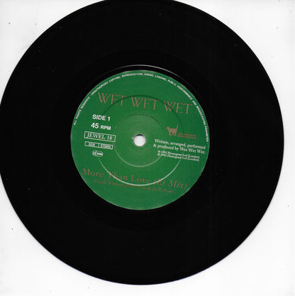 Wet Wet Wet - More than love / Goodnight girl (Engelse uitgave)