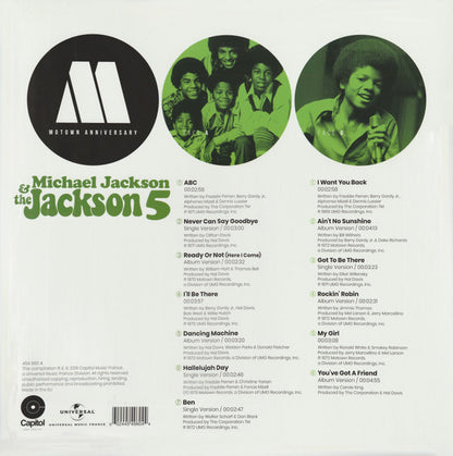 Michael Jackson & The Jackson 5 - Motown Anniversary: Michael Jackson & The Jackson 5 (LP)