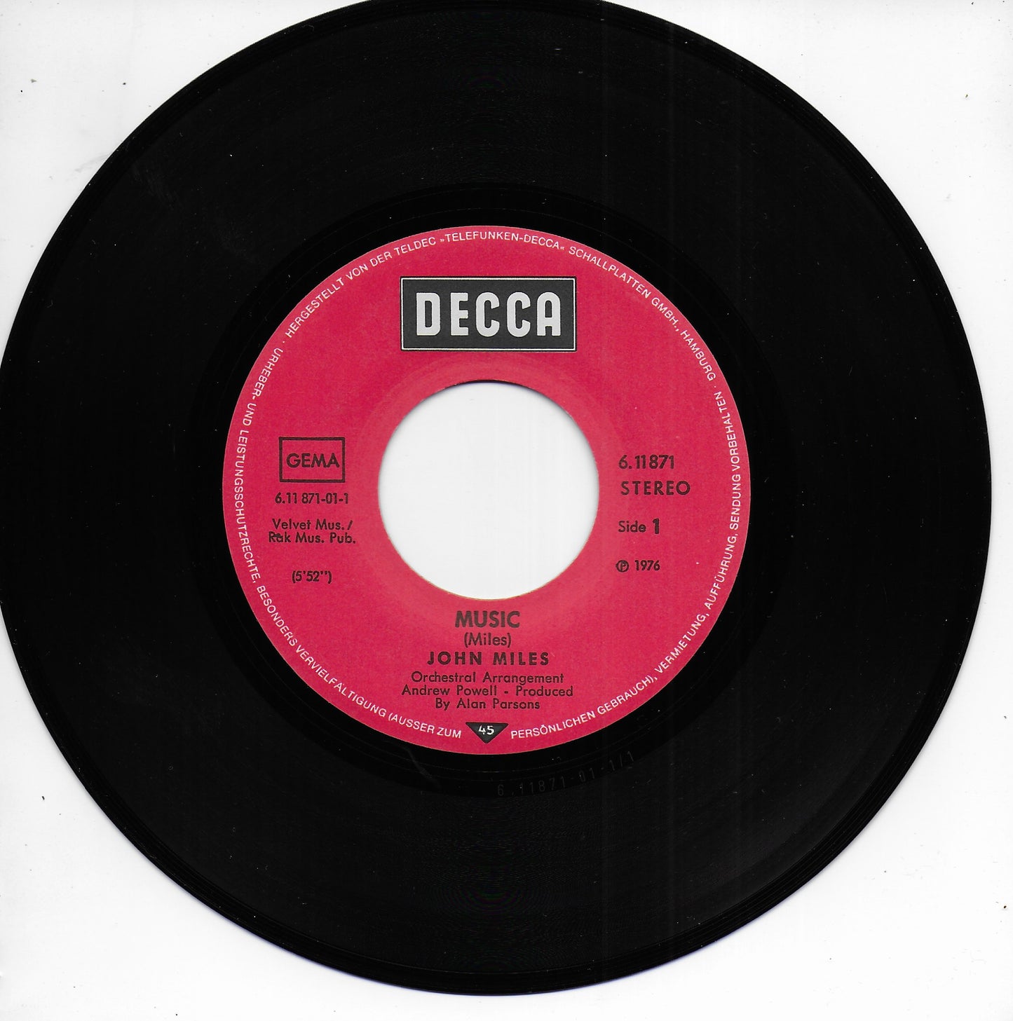 John Miles - Music (Duitse uitgave)