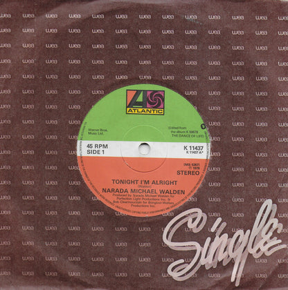 Narada Michael Walden - Tonight i'm alright (Engelse uitgave)