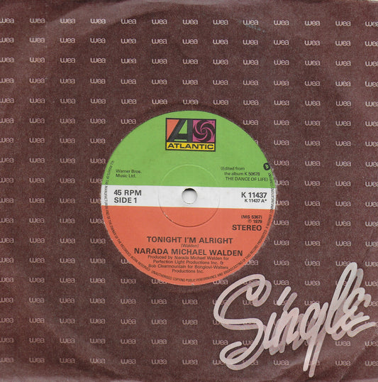 Narada Michael Walden - Tonight i'm alright (Engelse uitgave)
