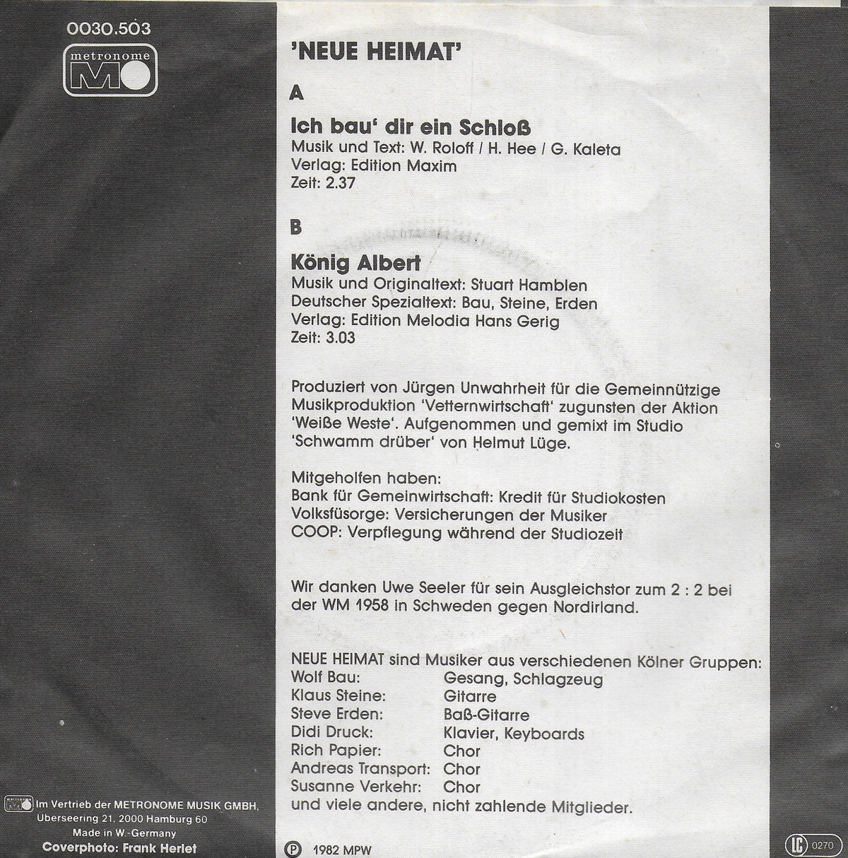 Neue Heimat - Ich bau' dir ein schloss