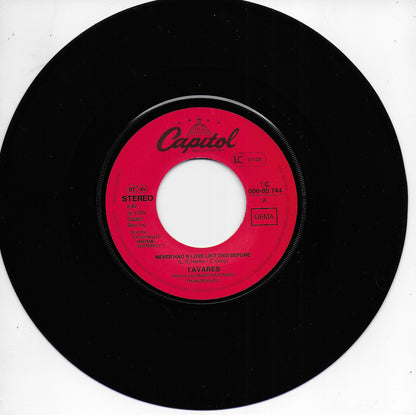 Tavares - Never had a love like this before (Duitse uitgave)