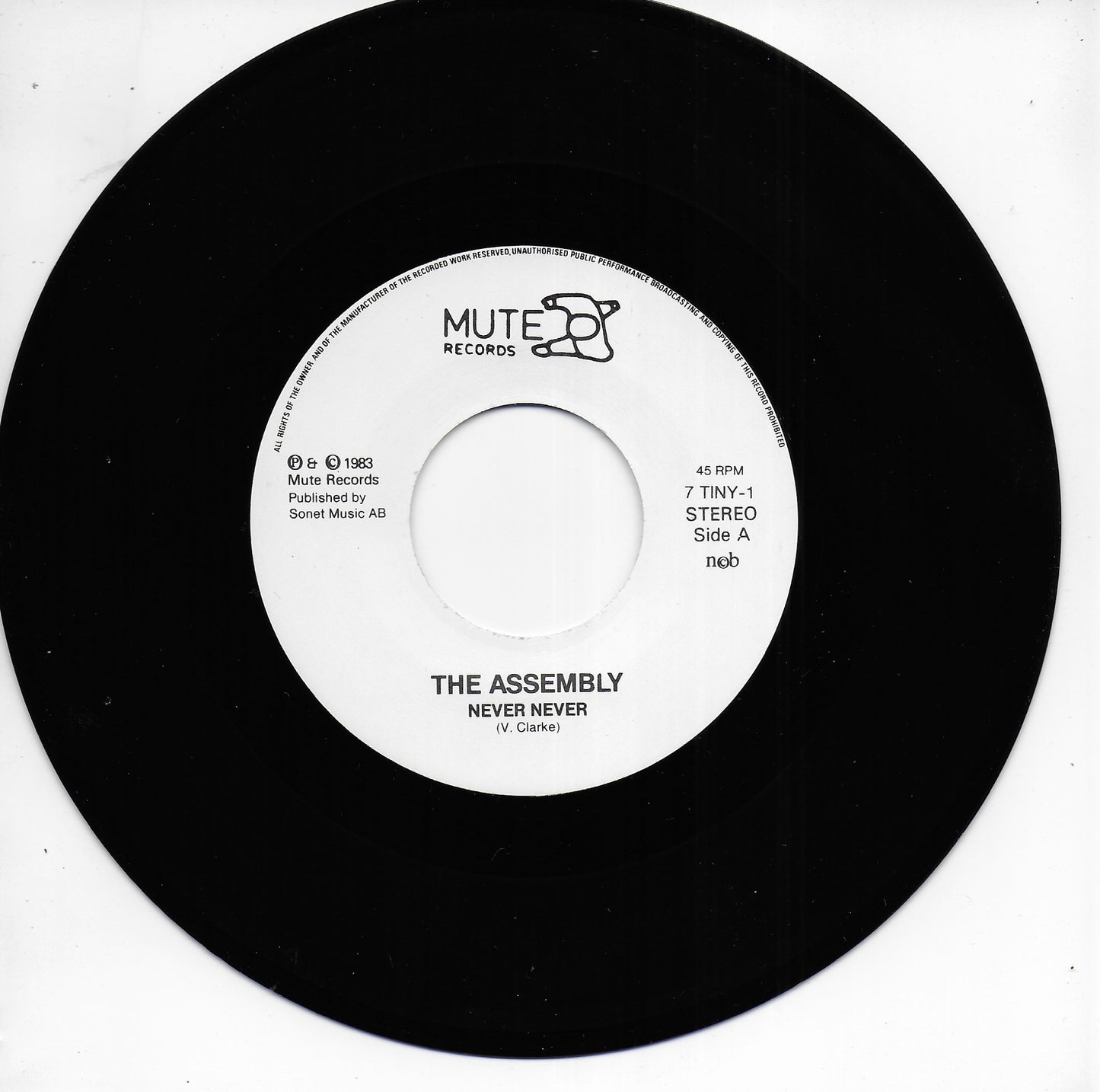 The Assembly - Never never (Scandinavische uitgave)
