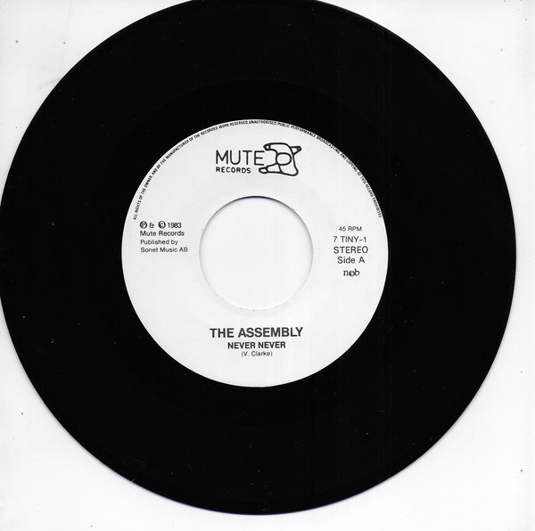 The Assembly - Never never (Scandinavische uitgave)