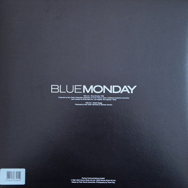 New Order - Blue Monday 1988 (12" Maxi Single)