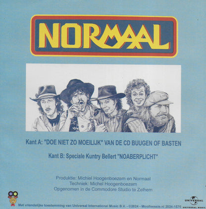 Normaal - Doe niet zo moeilijk (Limited blue vinyl)