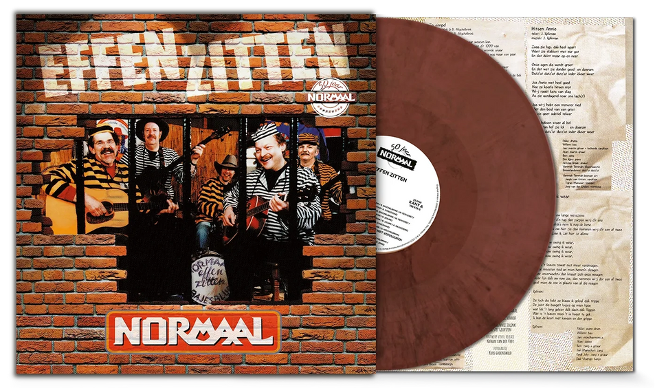 Normaal - Effen Zitten (Red marbled vinyl) (LP)
