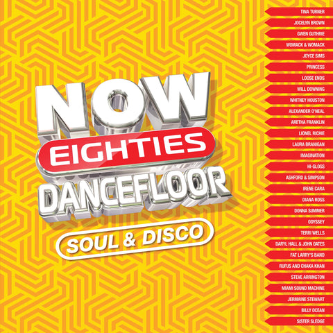 Various - Now Eighties Dancefloor Soul & Disco (Yellow & orange vinyl) (2LP)