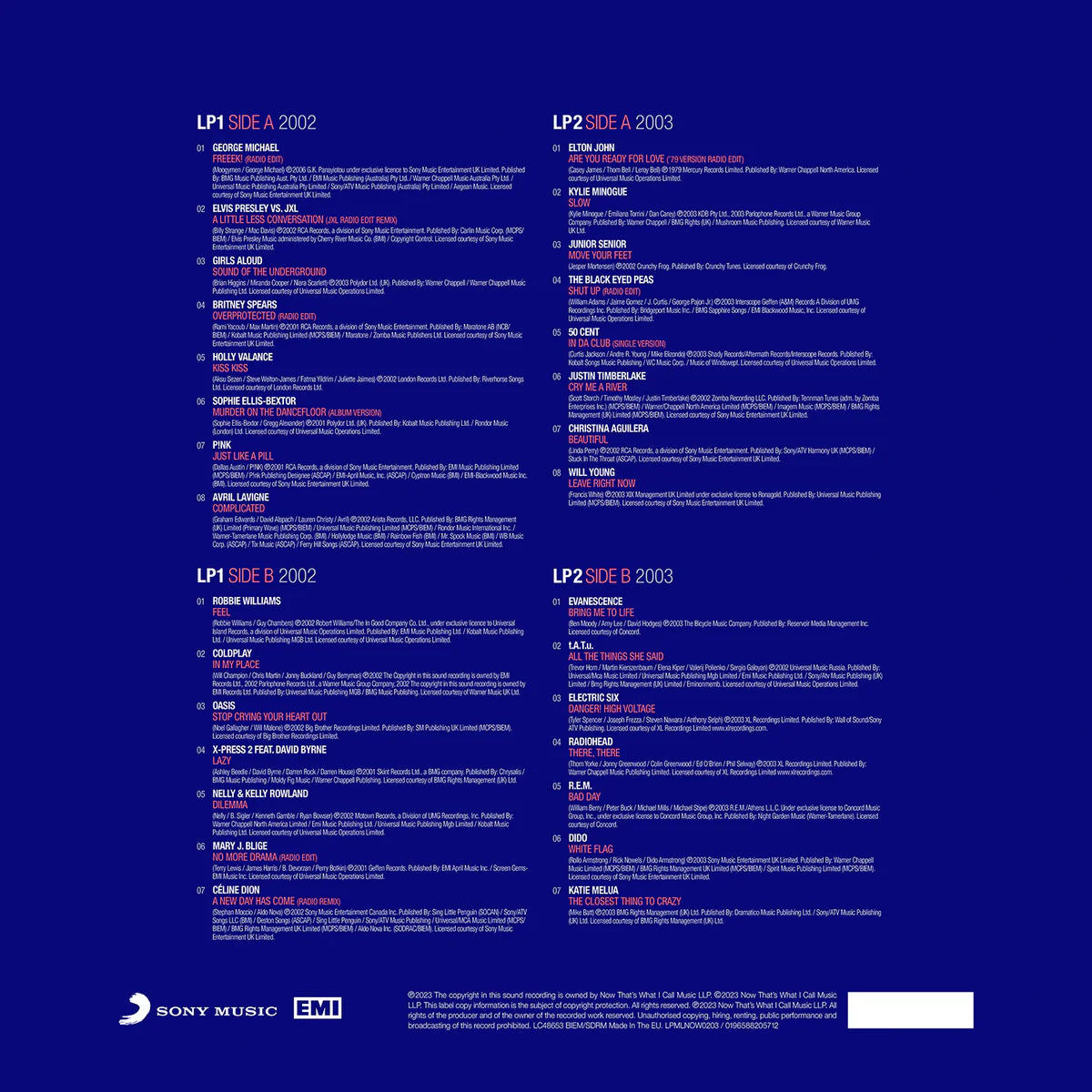 Various - Now Millennium 2002-2003 (Limited edition, blue & white vinyl) (2LP)