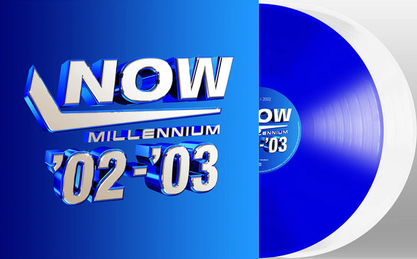 Various - Now Millennium 2002-2003 (Limited edition, blue & white vinyl) (2LP)