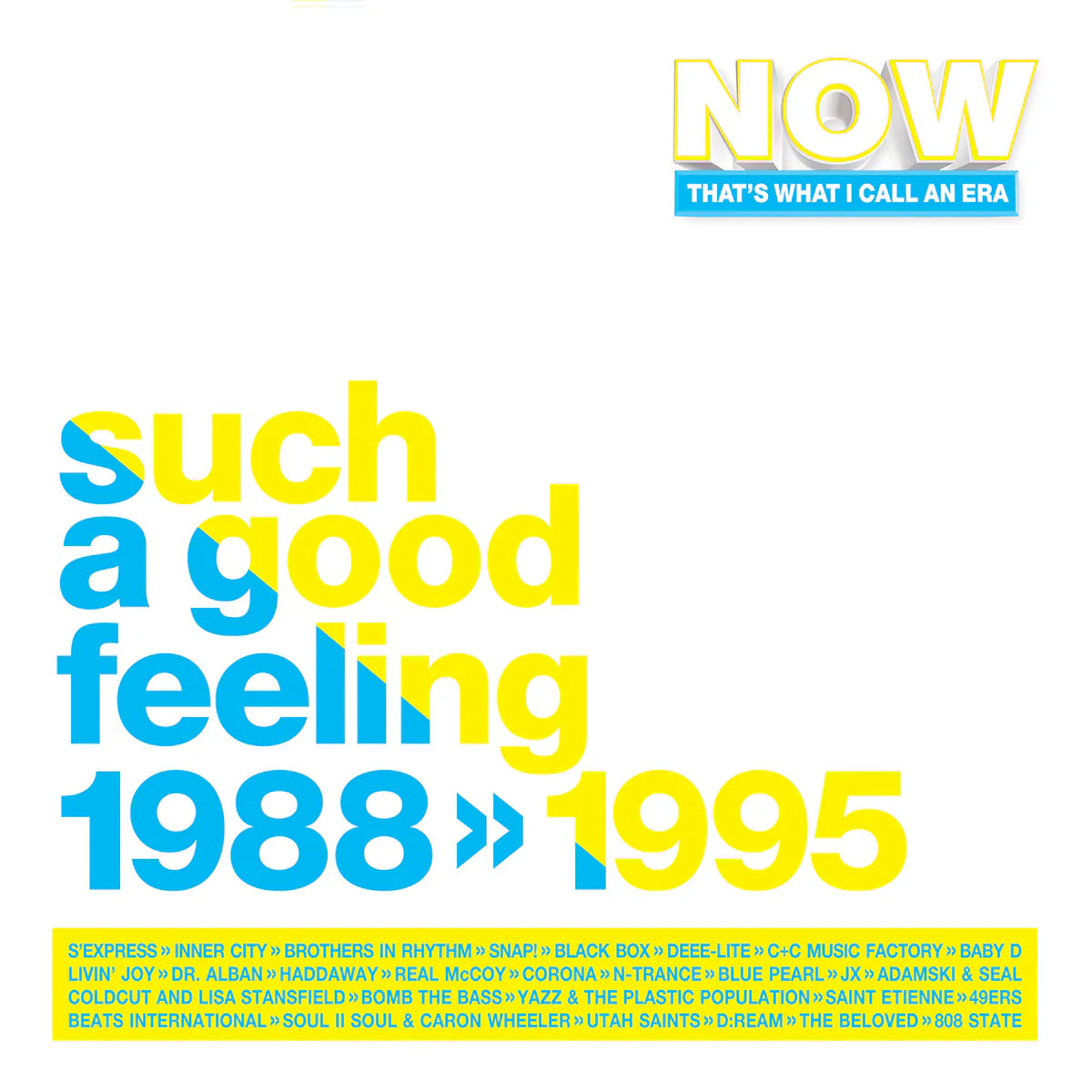 Various - Now That's What I Call An Era: Such A Good Feeling 1988-1995 (Blue, white & yellow vinyl) (3LP)