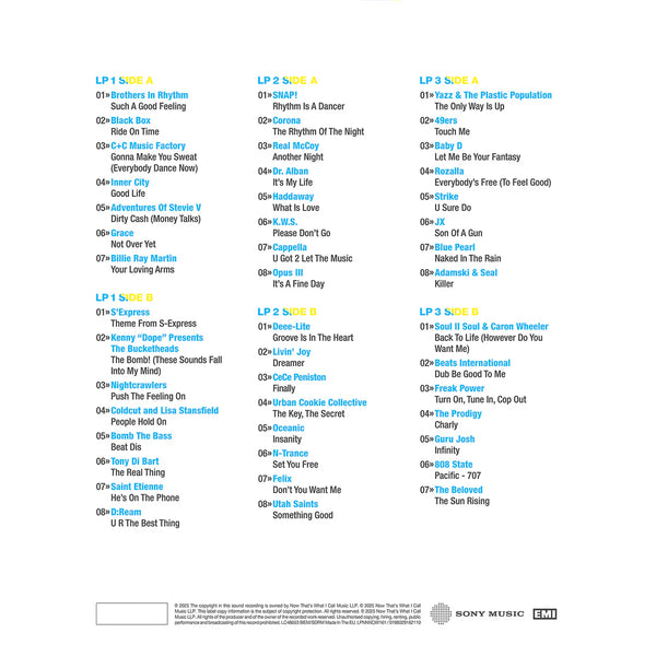 Various - Now That's What I Call An Era: Such A Good Feeling 1988-1995 (Blue, white & yellow vinyl) (3LP)