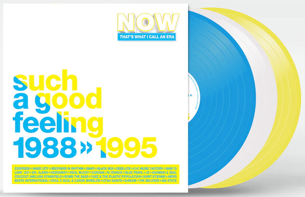 Various - Now That's What I Call An Era: Such A Good Feeling 1988-1995 (Blue, white & yellow vinyl) (3LP)