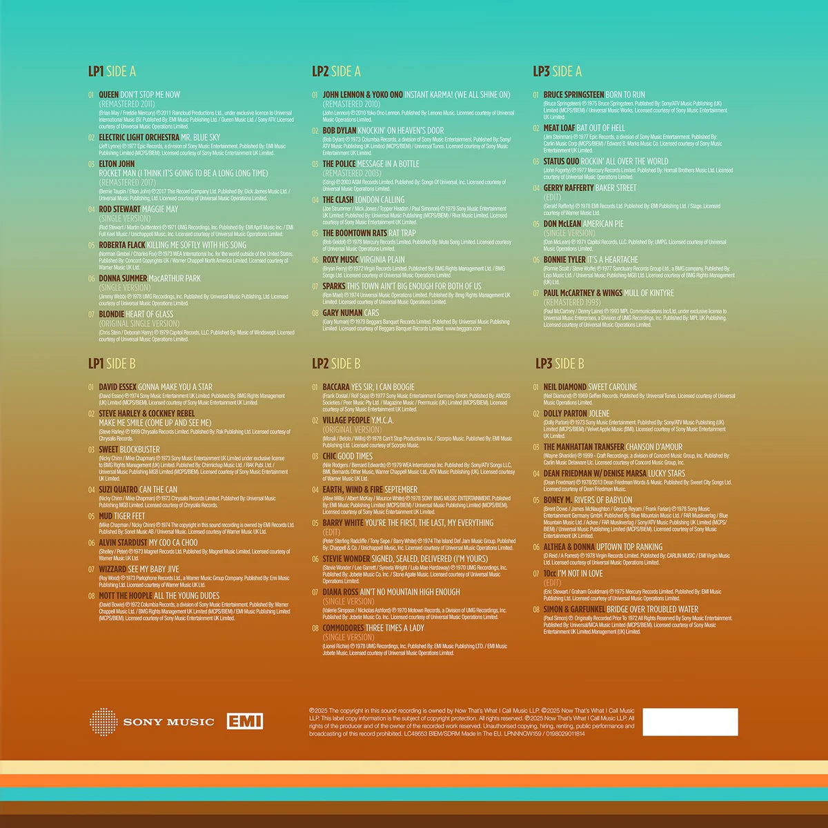 Various - Now That's What I Call 70s (Orange, beige and brown vinyl) (3LP)