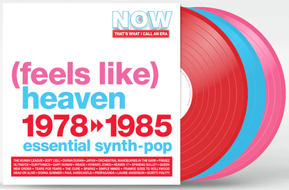 Various - Now That's What I Call An Era: (Feels Like) Heaven 1978 > 1985 (Red, blue & pink vinyl) (3LP)