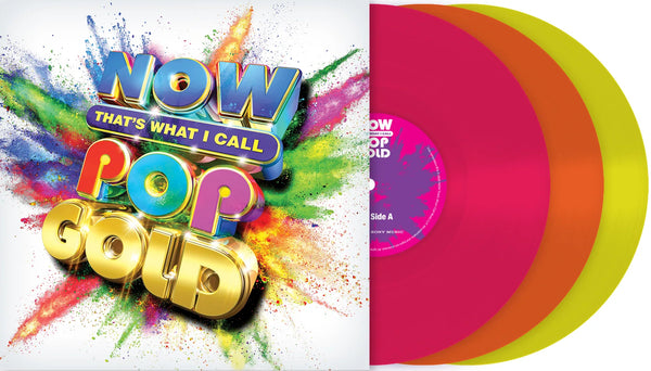 Various - Now That's What I Call Pop Gold (Neon pink orange & yellow vinyl) (3LP)