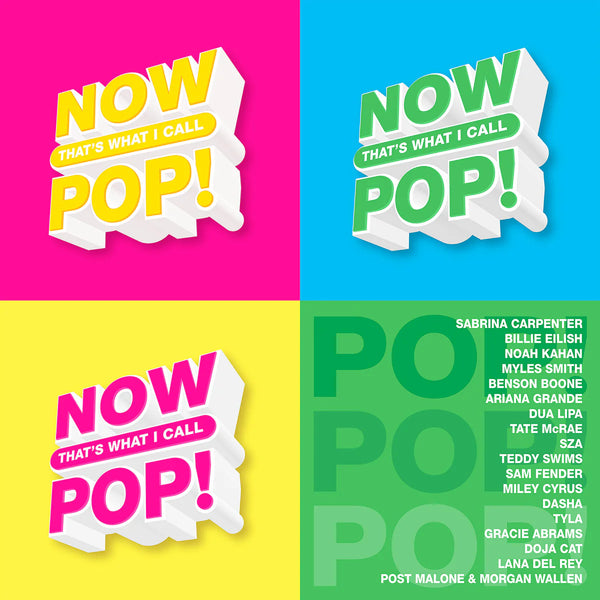 Various - Now That's What I Call Pop! (Yellow, pink & blue vinyl) (3LP)