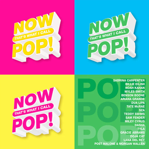 Various - Now That's What I Call Pop! (Yellow, pink & blue vinyl) (3LP)