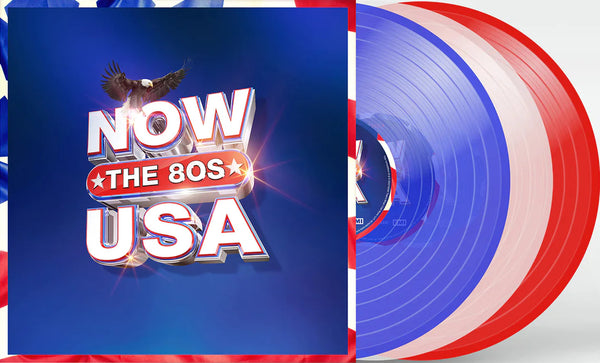 Various - Now The 80s USA (Red, white & blue vinyl) (2LP)