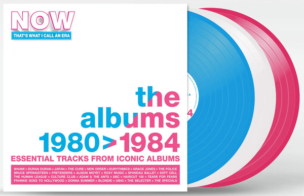 Various - Now That's What I Call An Era: The Albums 1980>1984 (Blue, white & pink vinyl) (3LP)